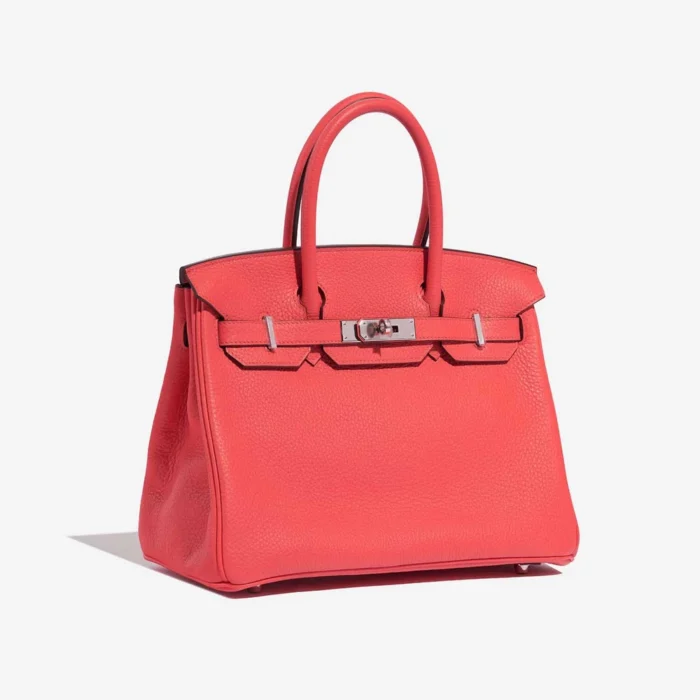 Premium Hermès Replica Birkin 30 Togo Rose Jaipur PHW - Direct Luxury Fashion - Image 4