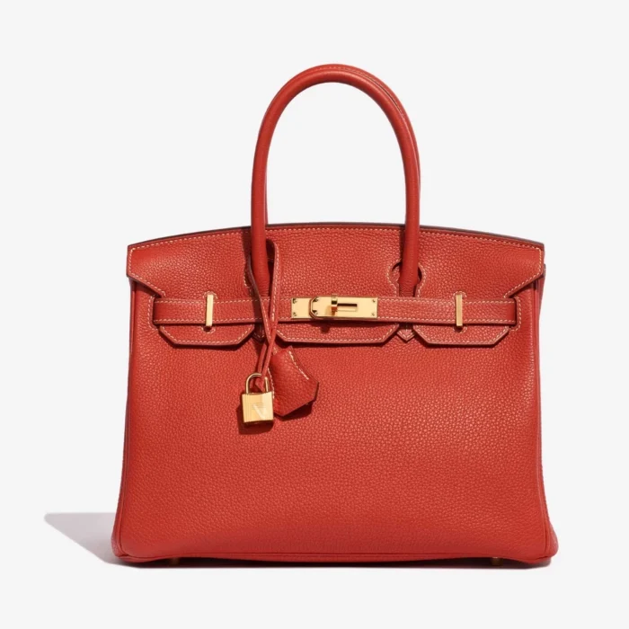 Premium Hermès Replica Birkin 30 Togo Rouge Sanguine GHW