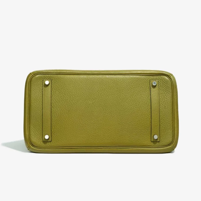 Premium Hermès Replica Birkin 35 Buffalo Sindhu Vert Chartreuse PHW - Direct Luxury Fashion - Image 3