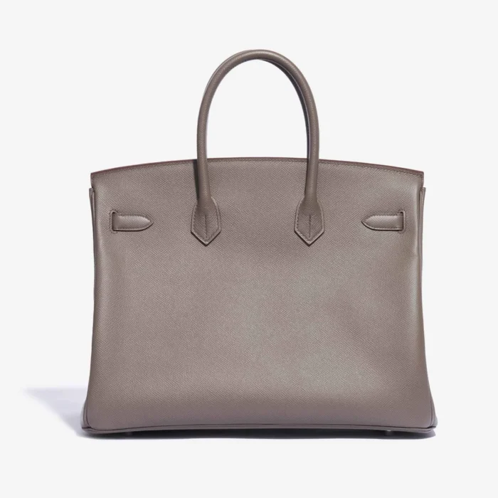 Premium Hermès Replica Birkin 35 Epsom Gris Etain PHW - Direct Luxury Fashion - Image 2