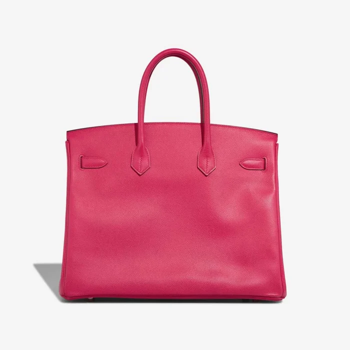 Premium Hermès Replica Birkin 35 Epsom Rose Extrême PHW - Direct Luxury Fashion - Image 2