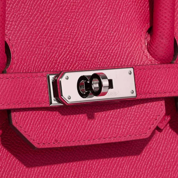 Premium Hermès Replica Birkin 35 Epsom Rose Extrême PHW - Direct Luxury Fashion - Image 7