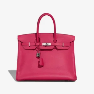 Premium Hermès Replica Birkin 35 Epsom Rose Extrême PHW - Direct Luxury Fashion