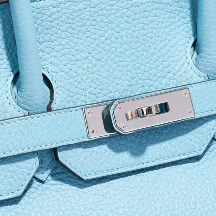 Premium Hermès Replica Birkin 35 Togo Blue Atoll PHW - Direct Luxury Fashion - Image 7