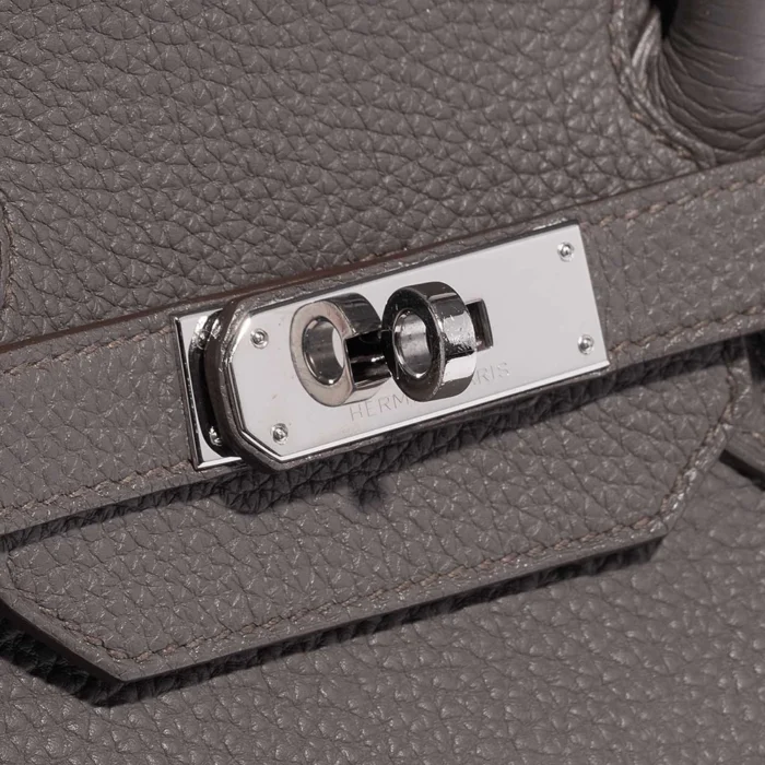 Premium Hermès Replica Birkin 35 Togo Etain PHW - Direct Luxury Fashion - Image 7