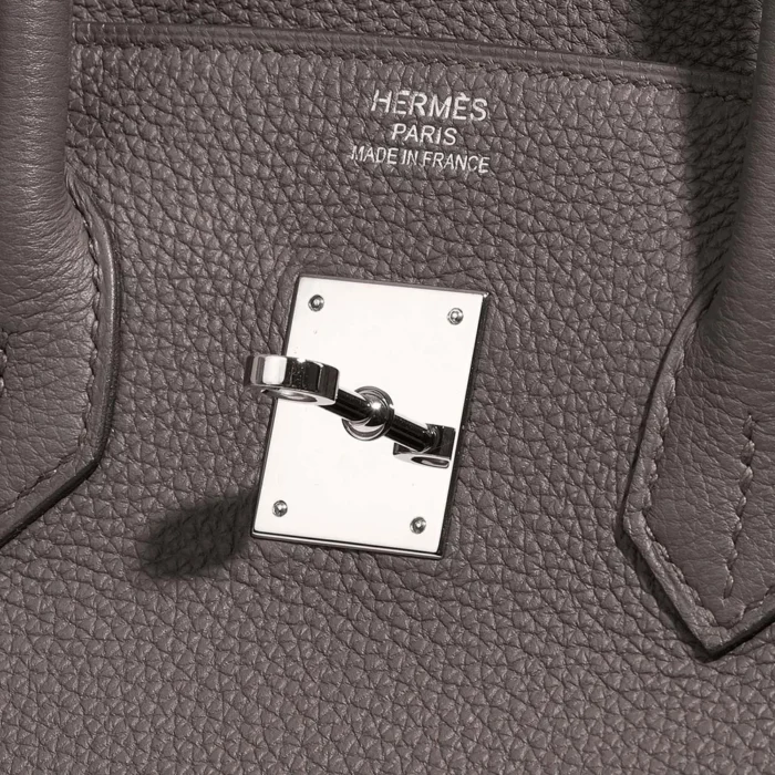 Premium Hermès Replica Birkin 35 Togo Etain PHW - Direct Luxury Fashion - Image 5