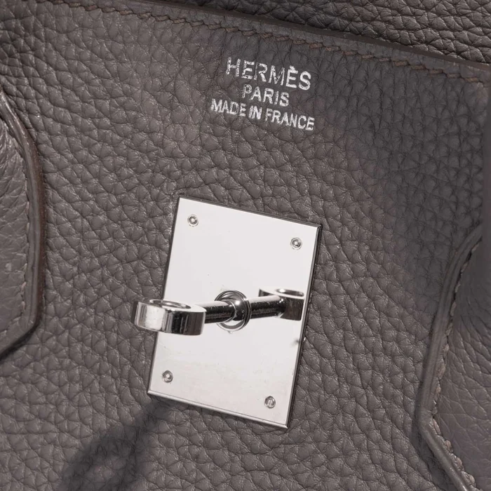 Premium Hermès Replica Birkin 35 Togo Etain PHW - Direct Luxury Fashion - Image 6