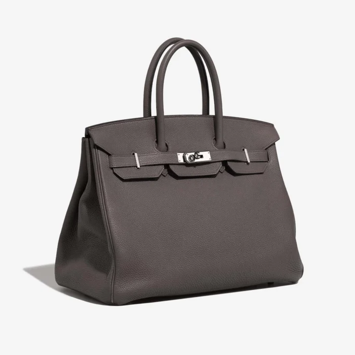 Premium Hermès Replica Birkin 35 Togo Etain PHW - Direct Luxury Fashion - Image 4