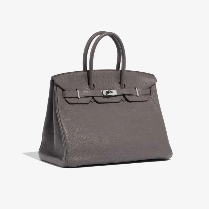 Premium Hermès Replica Birkin 35 Togo Etain PHW - Direct Luxury Fashion - Image 4