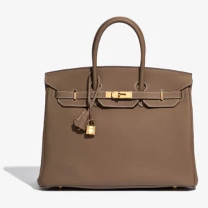Premium Hermès Replica Birkin 35 Togo Etoupe GHW | Direct Luxury