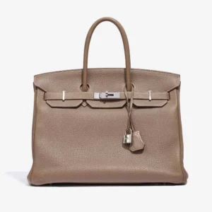 Premium Hermès Replica Birkin 35 Togo Etoupe PHW | DLF