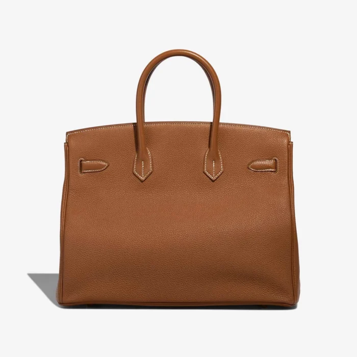 Premium Hermès Replica Birkin 35 Togo Gold GHW - Direct Luxury Fashion - Image 2