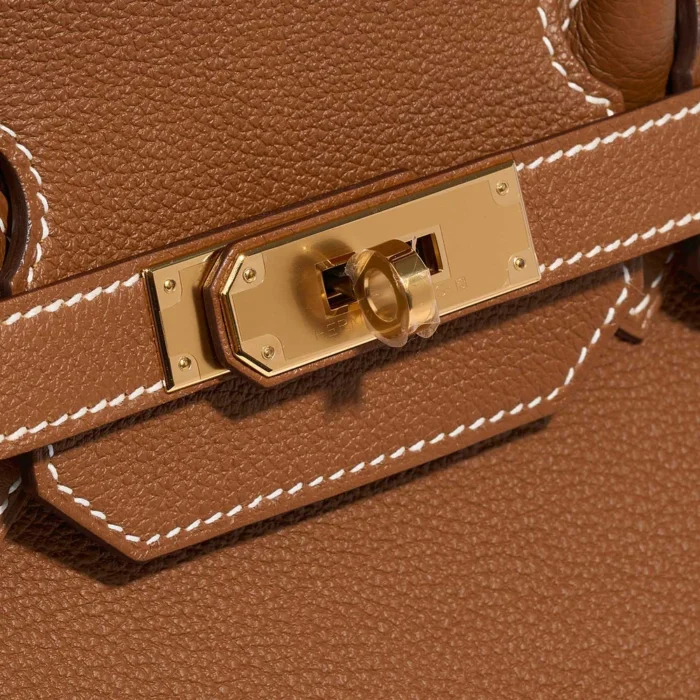 Premium Hermès Replica Birkin 35 Togo Gold GHW - Direct Luxury Fashion - Image 7