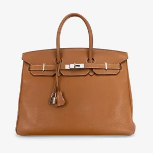 Premium Hermès Replica Birkin 35 Togo Gold PHW | Direct Luxury