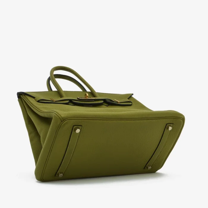 Premium Hermès Replica Birkin 35 Togo Vert Chartreuse GHW - Direct Luxury Fashion - Image 3