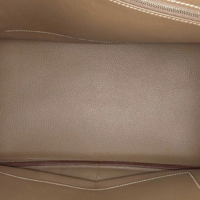Premium Hermès Replica Birkin 35 Togo Etoupe PHW - Direct Luxury Fashion - Image 4