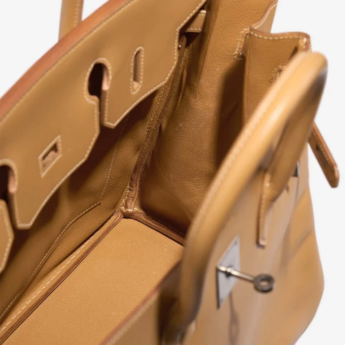 Premium Hermès Replica Birkin 35 Vache Natural PHW - Direct Luxury Fashion - Image 5