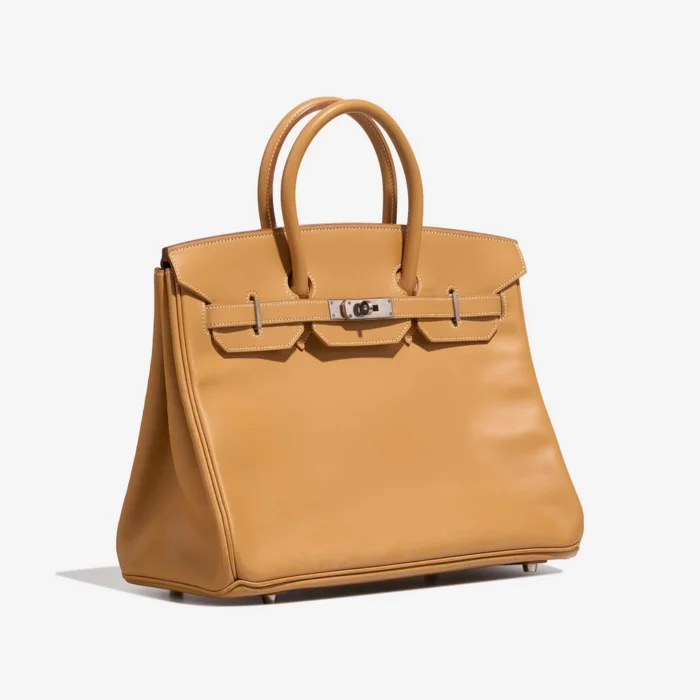 Premium Hermès Replica Birkin 35 Vache Natural PHW - Direct Luxury Fashion - Image 4