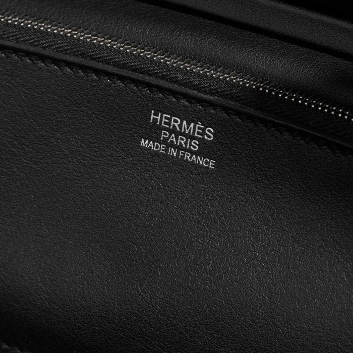 Premium Hermès Replica Birkin 3in1 30 Togo/Toile H/Swift Black/Ecru PHW - Direct Luxury Fashion - Image 6