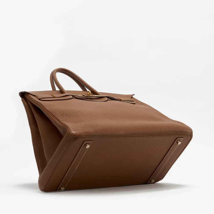Premium Hermès Replica Birkin 40 Togo Gold GHW - Direct Luxury Fashion - Image 3