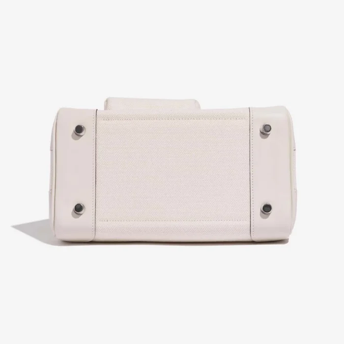 Premium Hermès Replica Birkin Cargo 25 Toile Goeland/Swift Nata PHW - Direct Luxury Fashion - Image 3