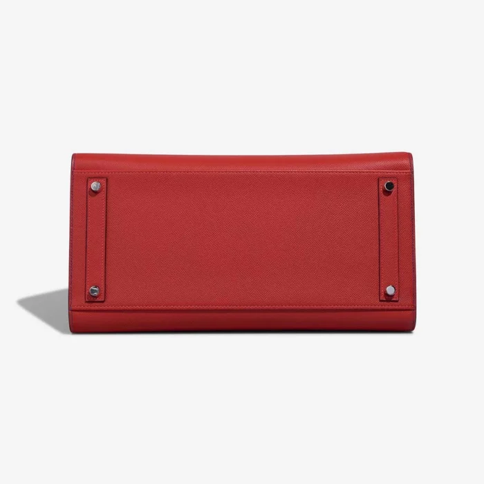 Premium Hermès Replica Birkin Sunset Rainbow 35 Epsom Abricot/Bleu Agate/Magnolia/Rouge Casaque PHW - Direct Luxury Fashion - Image 3