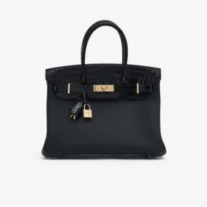 Premium Hermès Replica Birkin Touch 30 Black GHW | Direct Luxury