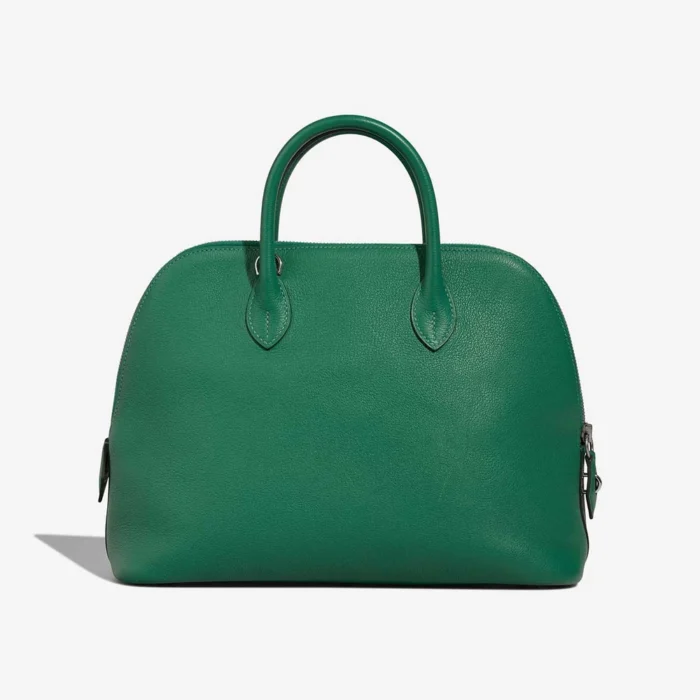 Premium Hermès Replica Bolide 30 Evercolor Vert Jade PHW - Direct Luxury Fashion - Image 3