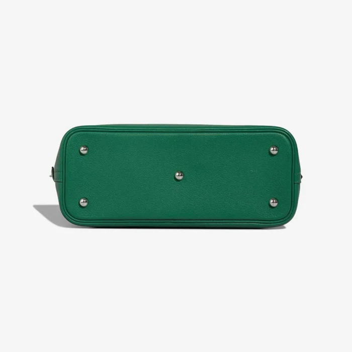 Premium Hermès Replica Bolide 30 Evercolor Vert Jade PHW - Direct Luxury Fashion - Image 4