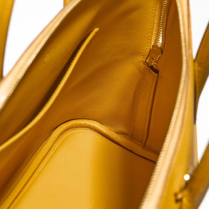 Premium Hermès Replica Bolide 31 Epsom Jaune Ambre GHW - Direct Luxury Fashion - Image 5