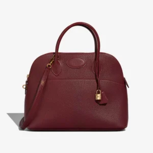 Premium Hermès Replica Bolide 35 Vache Fjord Rouge H GHW - Direct Luxury Fashion