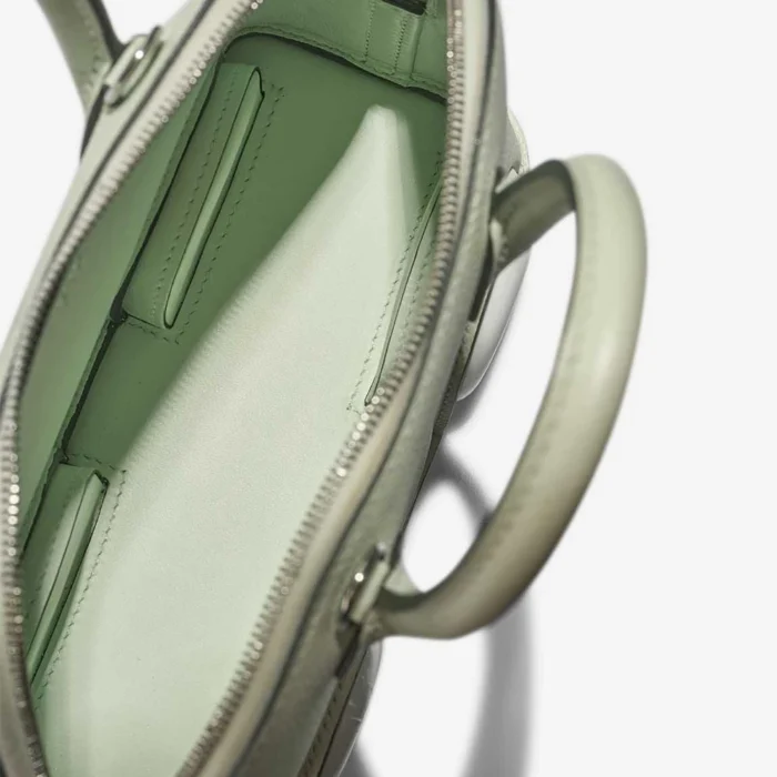 Premium Hermès Replica Bolide on Wheels Mini Epsom Vert Fizz PHW - Direct Luxury Fashion - Image 7