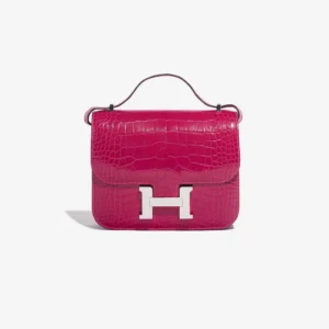 Premium Hermès Replica Constance 18 - Alligator Framboise PHW