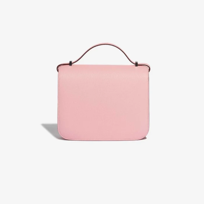 Premium Hermès Replica Constance 18 Chèvre Mysore Rose Sakura PHW - Direct Luxury Fashion - Image 2