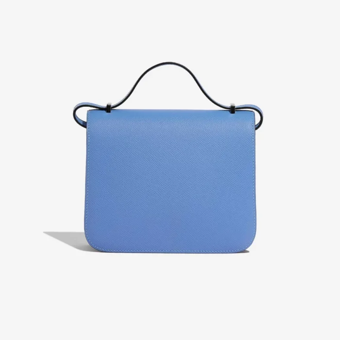 Premium Hermès Replica Constance 18 Epsom Blue Paradise PHW - Direct Luxury Fashion - Image 2