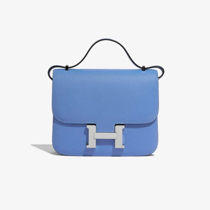 Premium Hermès Replica Constance 18 Epsom Blue Paradise PHW