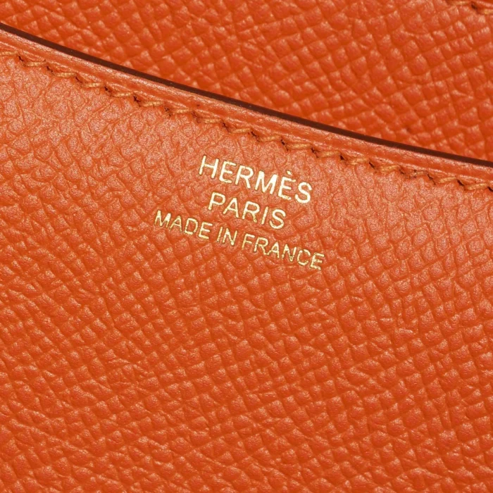 Premium Hermès Replica Constance 18 Epsom Feu GHW - Direct Luxury Fashion - Image 6