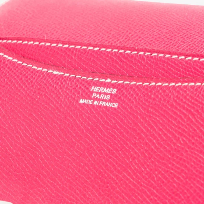 Premium Hermès Replica Constance 18 Epsom Rose Tyrien PHW - Direct Luxury Fashion - Image 6