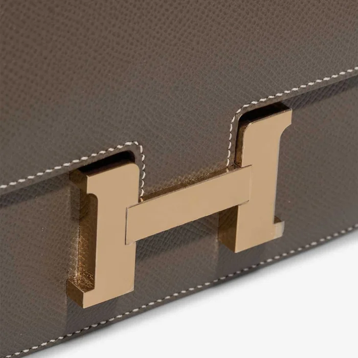 Premium Hermès Replica Constance 18 Epsom Etoupe GHW - Direct Luxury Fashion - Image 7