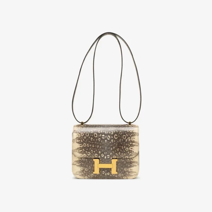 Premium Hermès Replica Constance 18 Lizard Ombre GHW | DLF