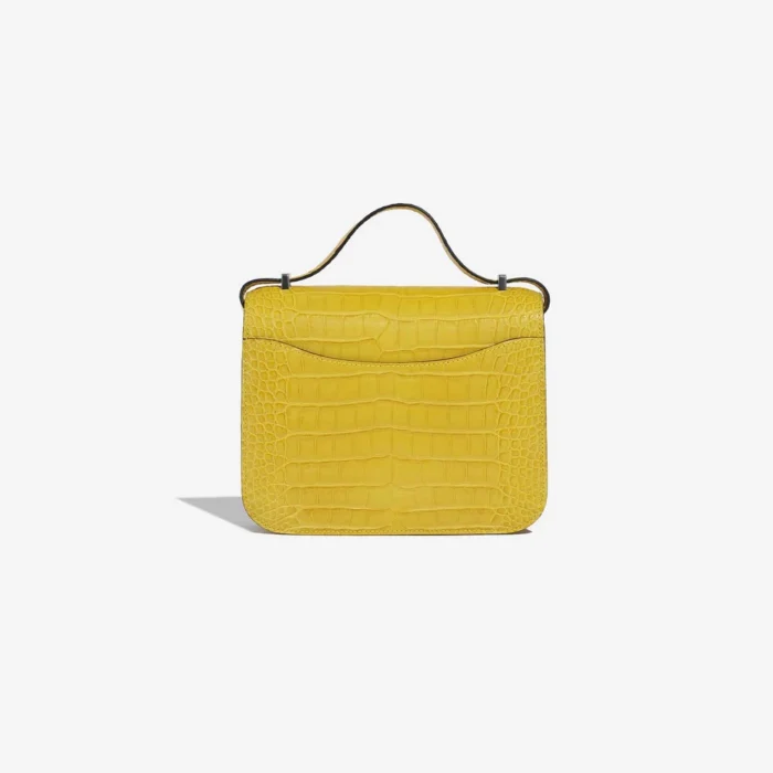 Premium Hermès Replica Constance 18 Matte Alligator Mimosa GHW - Direct Luxury Fashion - Image 2