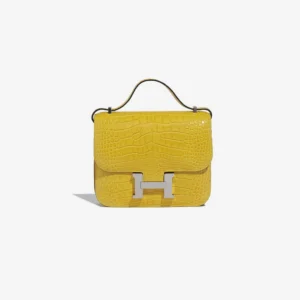 Premium Hermès Replica Constance 18 Matte Alligator Mimosa GHW
