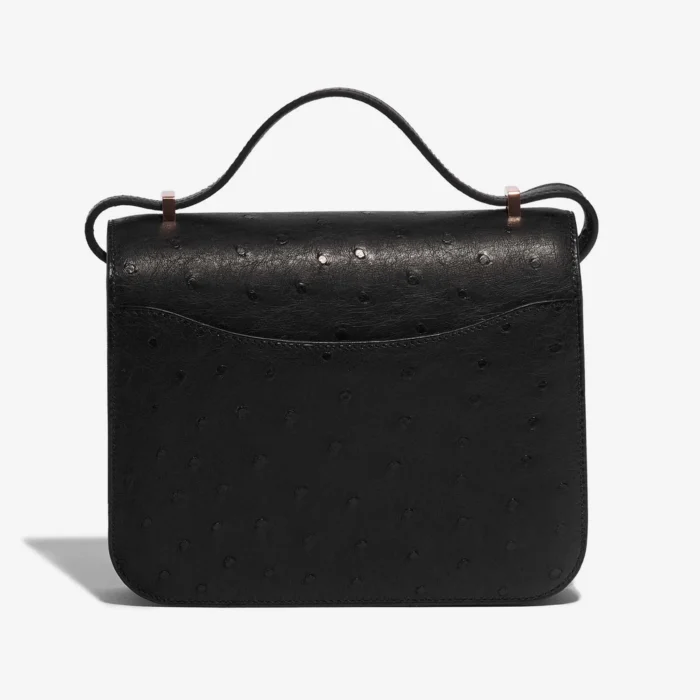 Premium Hermès Replica Constance 18 Ostrich Black GHW - Direct Luxury Fashion - Image 2