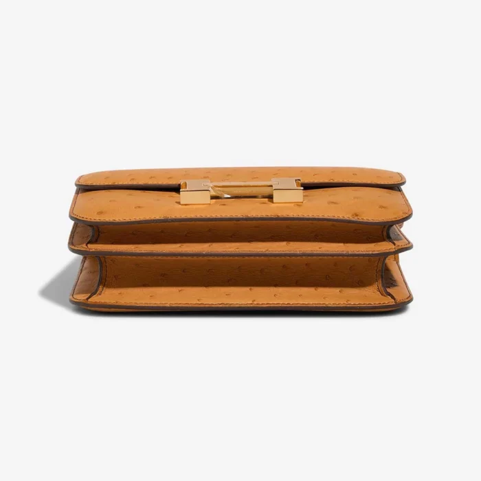 Premium Hermès Replica Constance 18 Ostrich Gold GHW - Direct Luxury Fashion - Image 3
