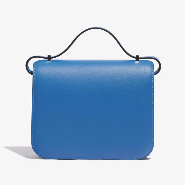 Premium Hermès Replica Constance 18 Swift Blue Mykonos/Blue Encre PHW - Direct Luxury Fashion - Image 2