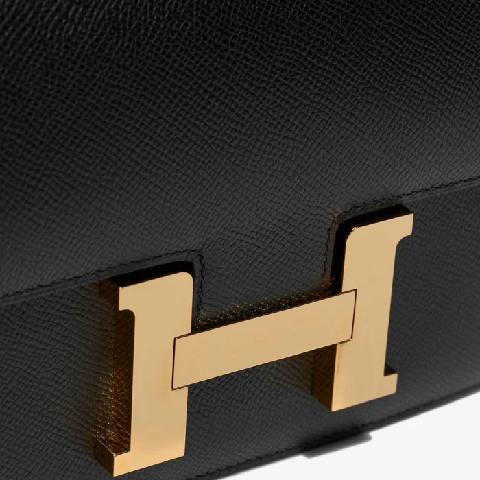 Premium Hermès Replica Constance 24 Epsom Black GHW - Direct Luxury Fashion - Image 7