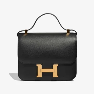 Premium Hermès Replica Constance 24 Epsom Black GHW - Direct Luxury Fashion