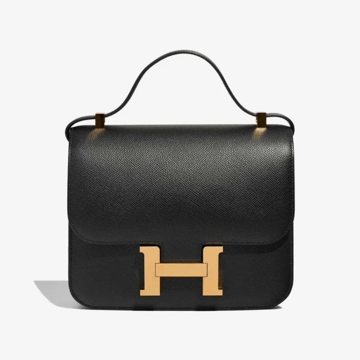 Premium Hermès Replica Constance 24 Epsom Black GHW - Direct Luxury Fashion
