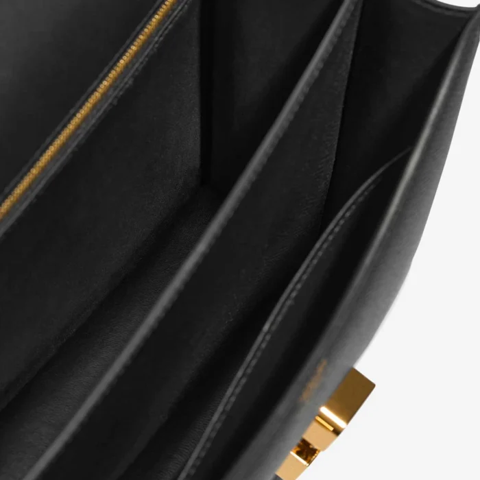 Premium Hermès Replica Constance 24 Epsom Black GHW - Direct Luxury Fashion - Image 6