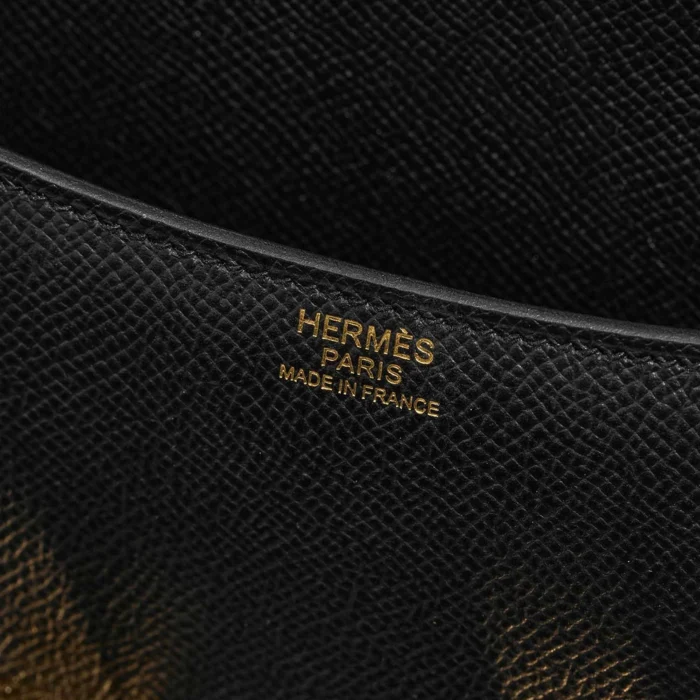 Premium Hermès Replica Constance 24 Epsom Black GHW - Direct Luxury Fashion - Image 2